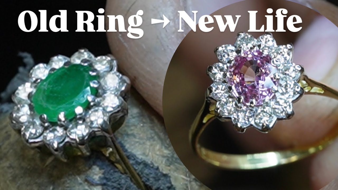 Breathing New Life into an Antique Ring | Pink Sapphire Transformation
