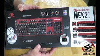 Unboxing And Overview Of The Ibuypower Mek 2 Pro Rgb Mechanical Gaming Keyboard Youtube