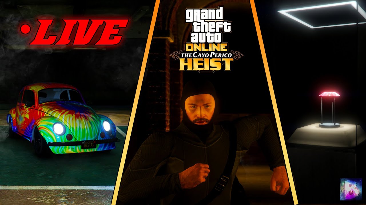 Deimantai ir Naujas AUTO? GTA ONLINE CAYO PERICO DLC LIVE (PS4) Lietuviškai