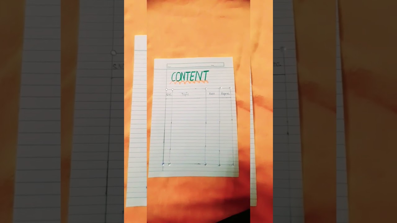 How to make a content for project 