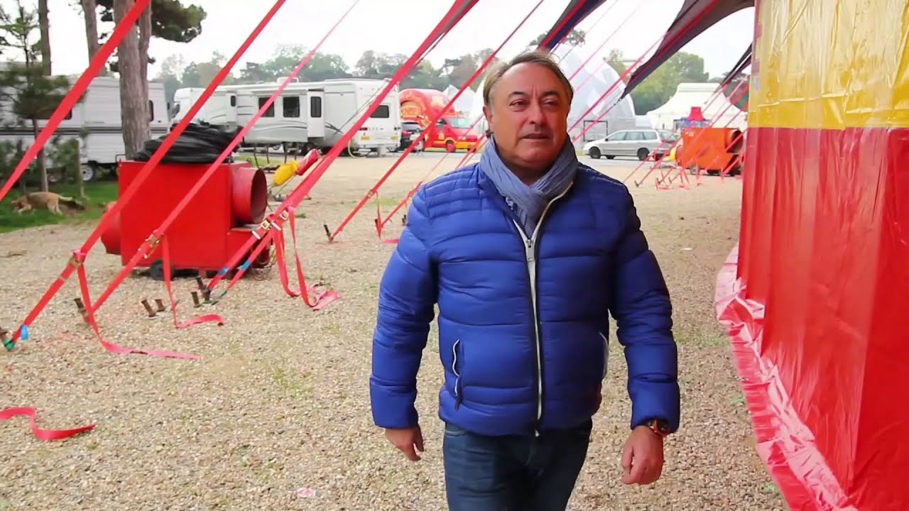 Le cirque Pinder 2015 arrive à la pelouse de Reuilly Paris 12ème Bois de Vincennes