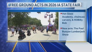 Free ground acts in 2026 Iowa State Fair