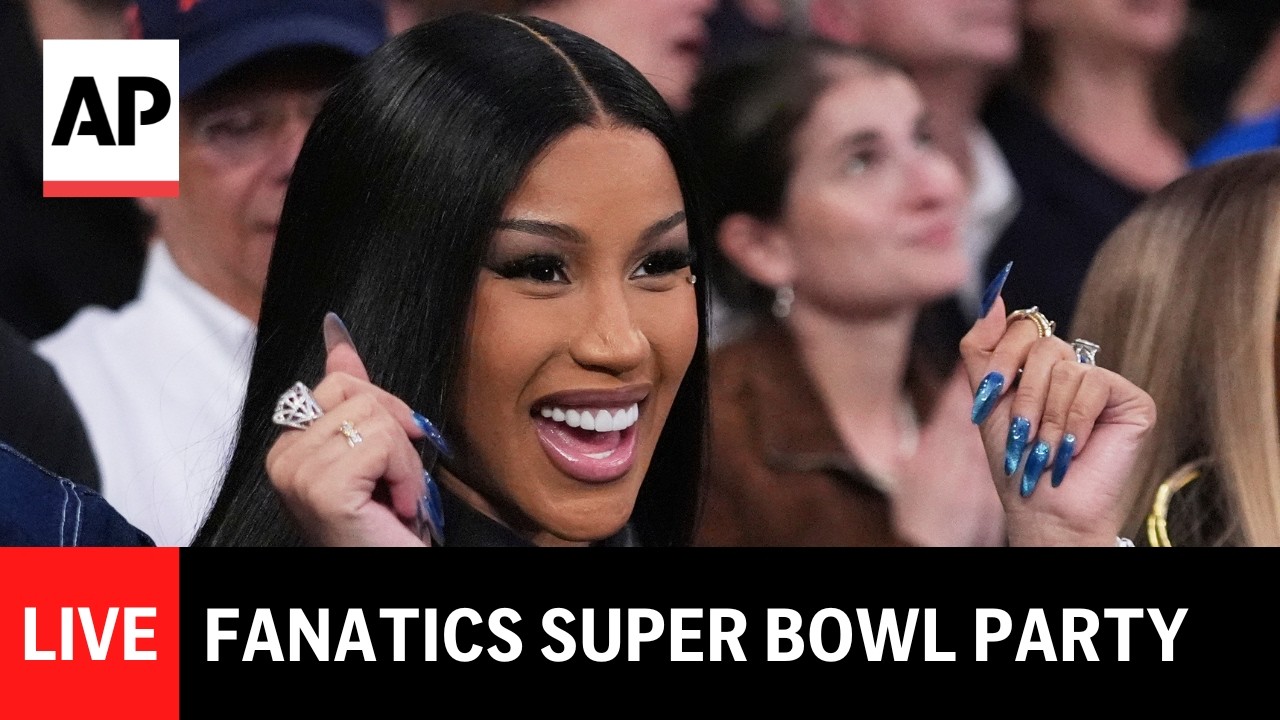 LIVE: Fanatics Super Bowl 2026 party - YouTube LIVE: Fanatics Super Bowl 2026 party - YouTube