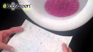 Urinal Screen Demonstration