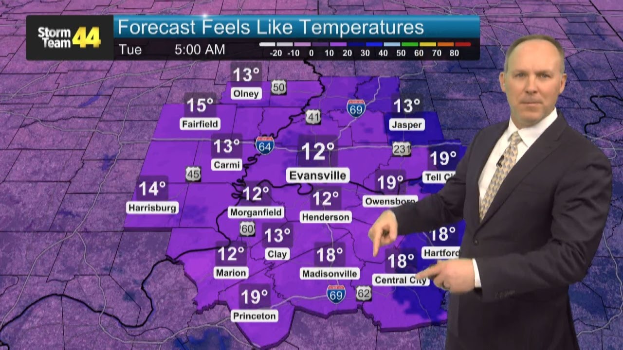 One more cold night, then moderating temperatures - YouTube