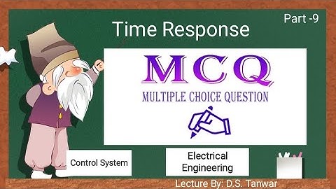 Time Response I MCQ I Control System I Electrical Engineering