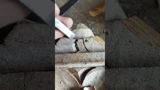 HandyCrafts wood carving trick #artwork #wood #woodscraft #woodscarving