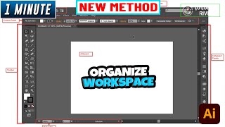 How to Organize Workspace in Adobe Illustrator ( Step-by-Step )