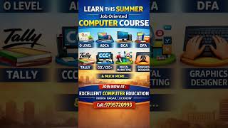 Best computer training center in lucknow excellent Computer Education Indira Nagar Lucknow.