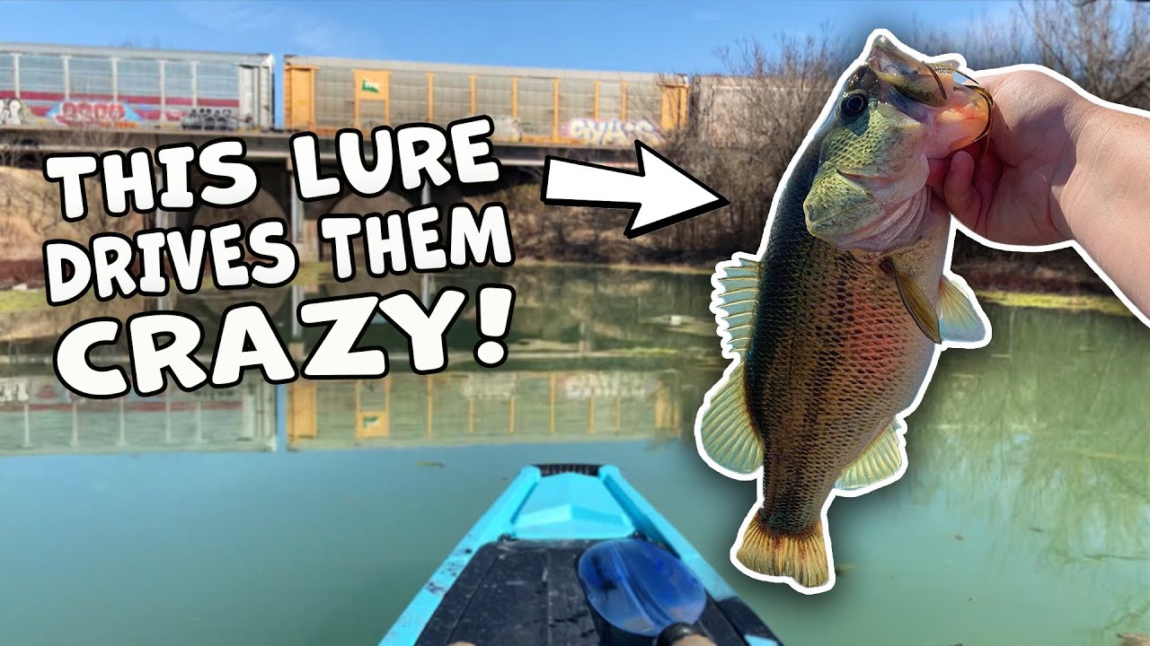 The BEST Lure for Bass Fishing in March! (Kayak Fishing Fort Worth, TX