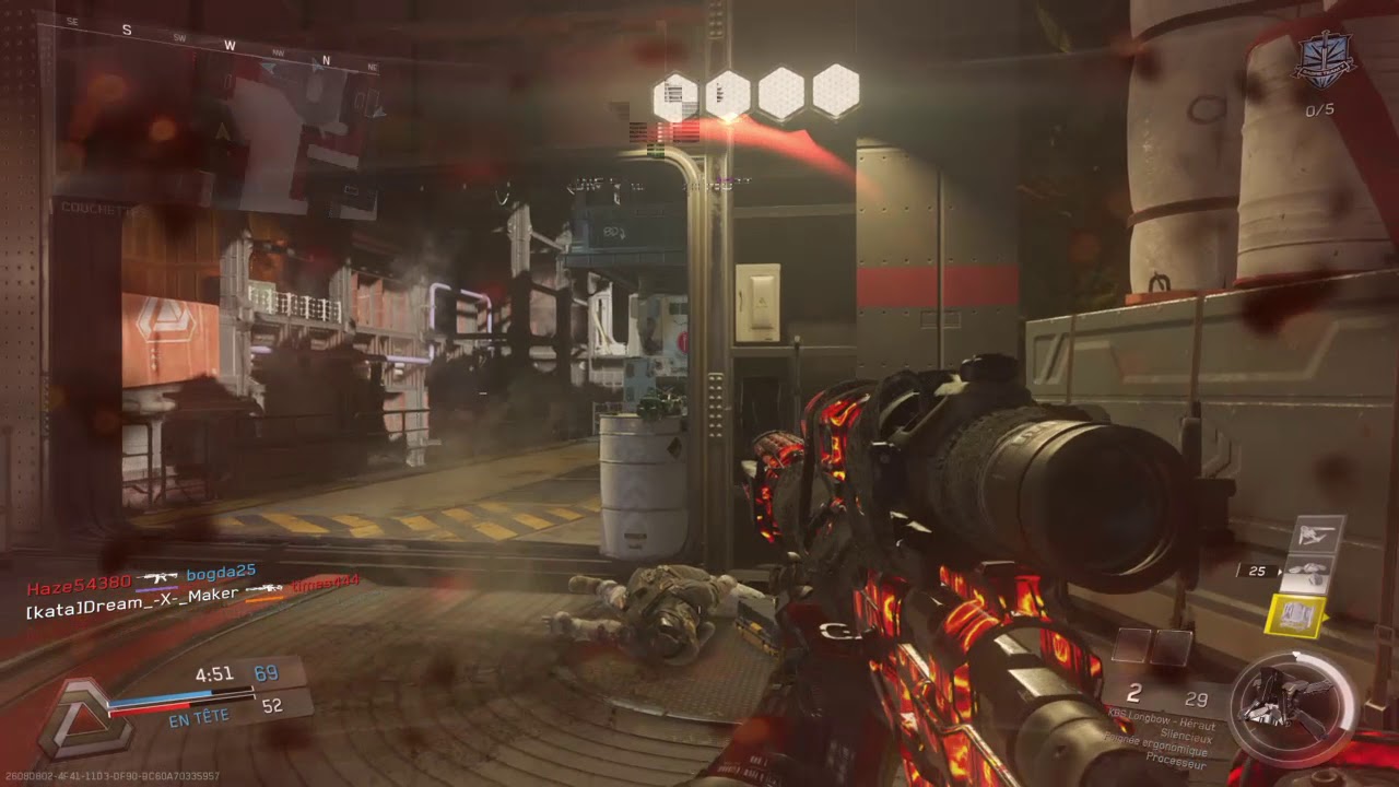 CoD IW sniper katana class mme best class sniper