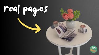 DIY Miniature Table Decor | Beginner Miniature House Build