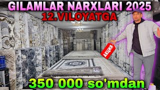 : SAMARQAND ERON GILAMLAR OPTOM JOYIDAN 12.VILOYATGA KAMOLIDDIN.UZ 2025 GILAM NARXLARI