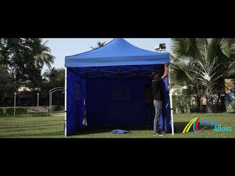 10 x 10 ft  3x3 m gazebo tents with 4 side covering Portable foldable Reusable Pop up Canopy