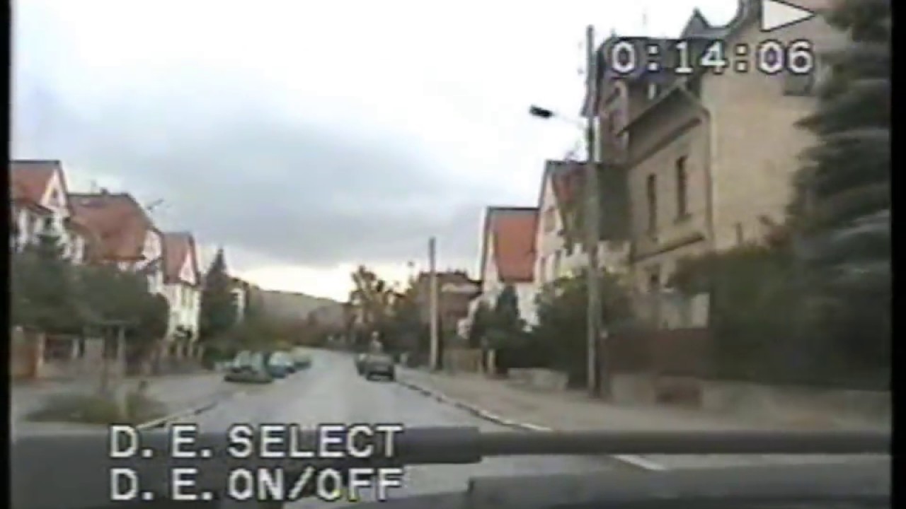 Autofahrt durch Blankenburg (Harz) Juli 2000