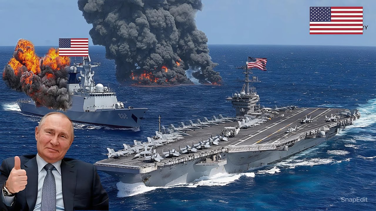 1 minute ago, a US aircraft carrier carrying 500 fighter jets was destroyed by a Russian Yak-141