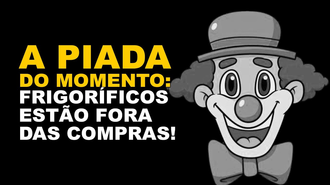 A PIADA DO MOMENTO: FRIGORÍFICOS ESTÃO FORA DAS COMPRAS DE GADO GORDO!