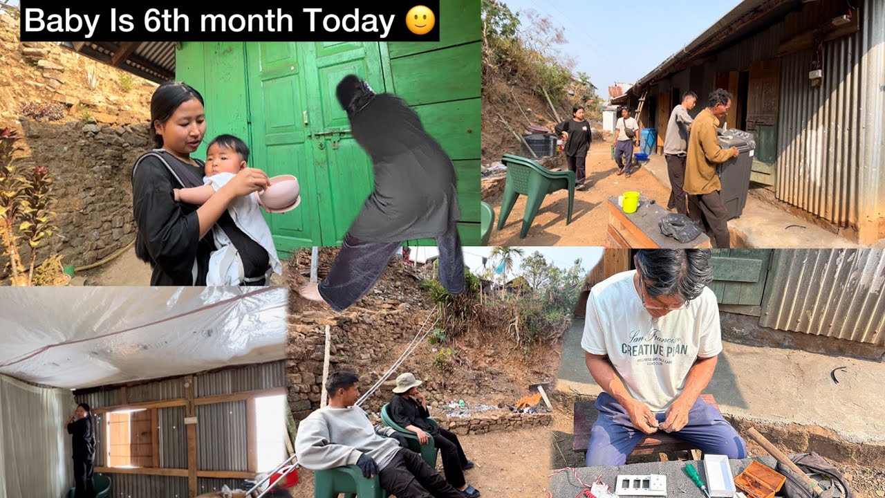 Repairing The  House Light// Almost All The Work Is Done// Naga Village Life||  😊 @ZarenAndBidVlogs 