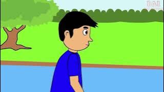 Gagal Berenang   Kartun Lucu   Funny Cartoon