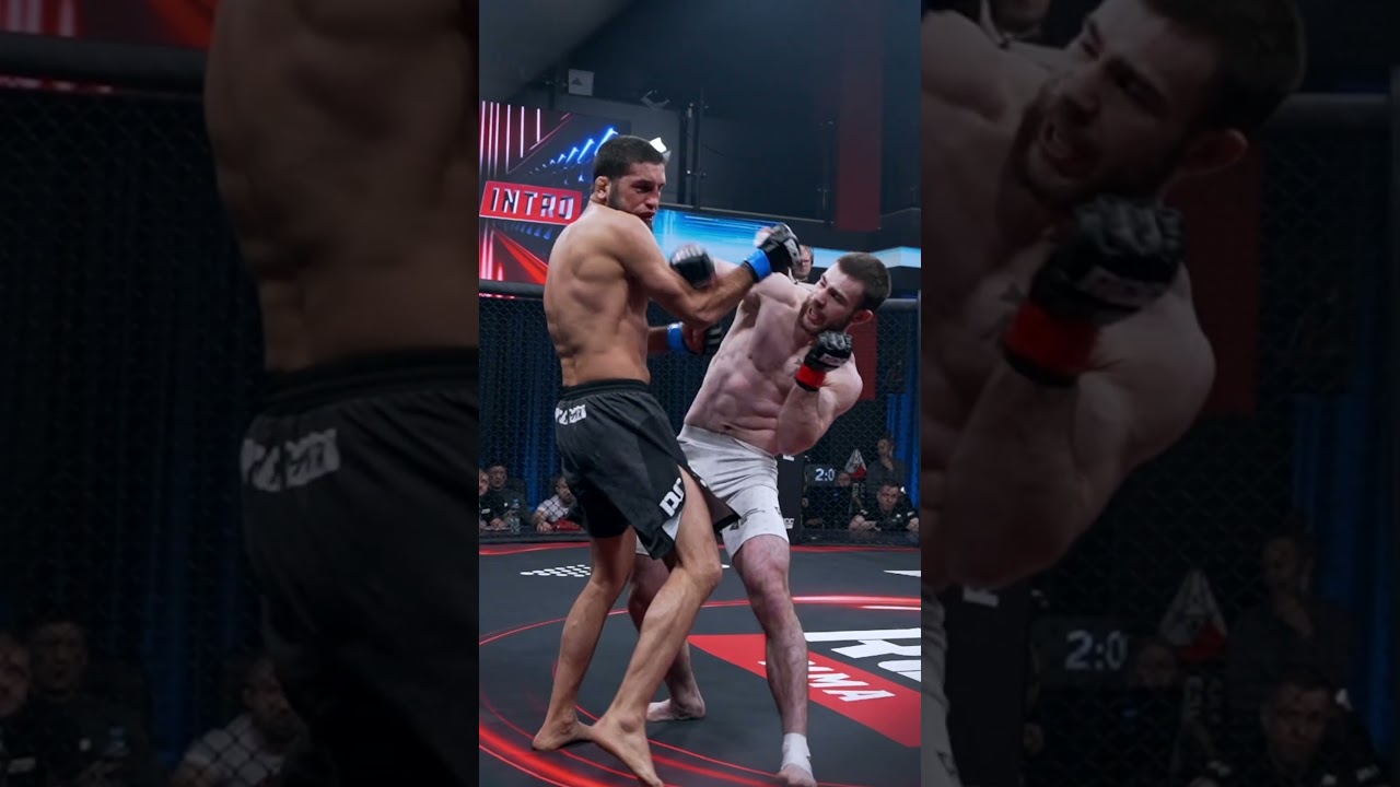 19-летний Ян Саенко брутально вырубил Магомеда Омаркадиева в первом раунде на турнире RCC Intro 37