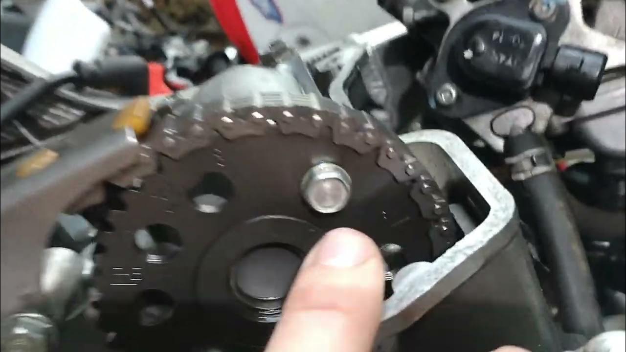 Honda Firestorm VTR1000 cam chain & tensioner install Part 2 YouTube