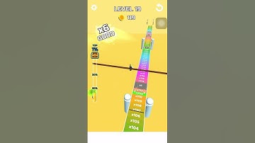 Level 19 in Stunt Rails! #shorts