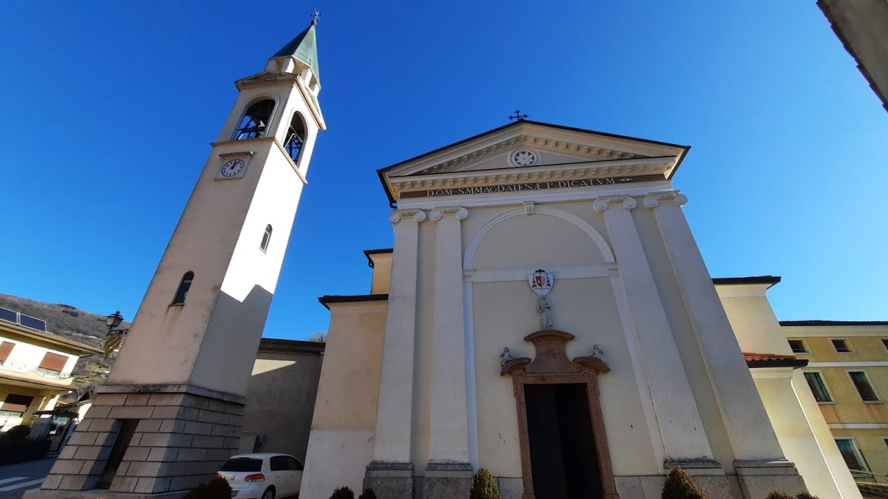 Campane di Laverda (frazione di Lusiana Conco - VI). Concerto solenne in elettrico-manuale.