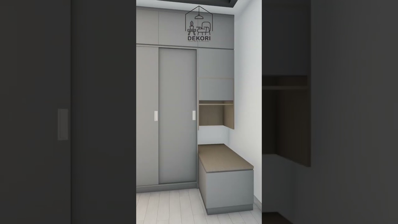 KAMAR TIDUR MODERN UNTUK PASUTRI 3x4 