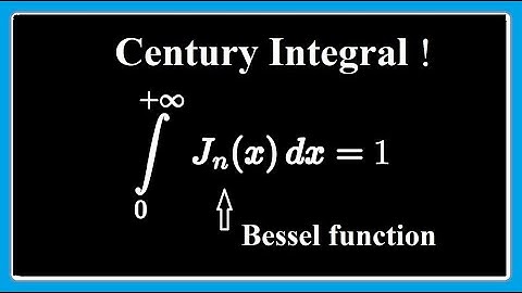 Интеграл века! Функции Бесселя / Century Integral. Bessel functions