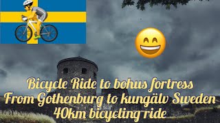 Bohus Fortress|| Kungälv Sweden ll40 km Bicycle ride II#indian #traveller