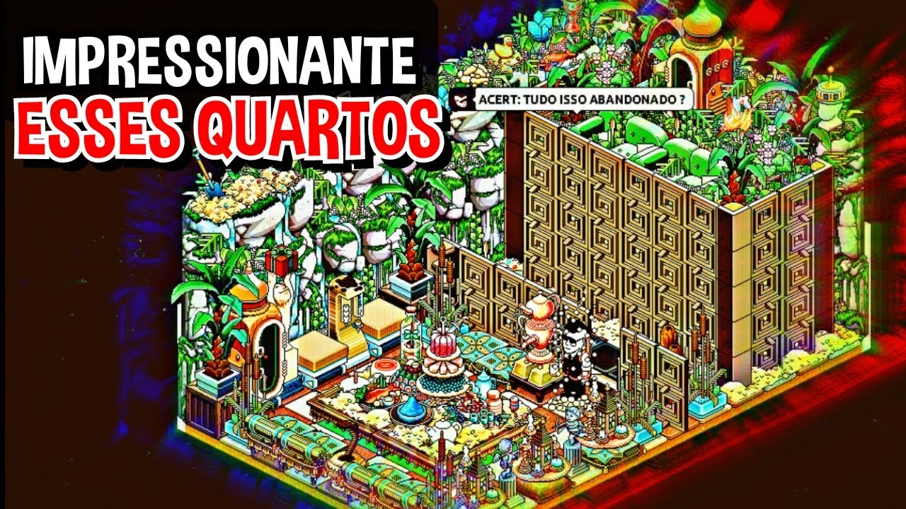 ESSE HABBO VAI TE IMPRESSIONAR, QUARTOS, RAROS E SUPERS ABANDONADOS