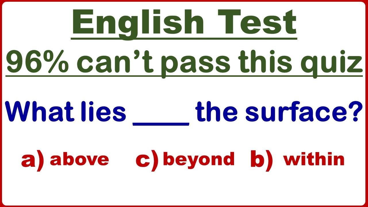 Improve your English vocabulary ✍️ 30 Essential Preposition | English Grammar Test: | 