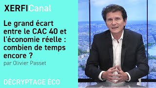 Le grand écart entre le CAC 40 et l&#39;économie réelle : combien de temps encore ?  [Olivier Passet]