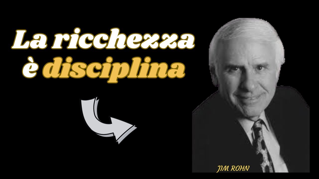 Ciò che genera ricchezza non è la fortuna, ma la disciplina mentale ...