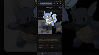 Pokédex de Google 26: Wartortle #Pokemon #Wartortle #Pokedex #Google #Googlesearch #Googleenglish