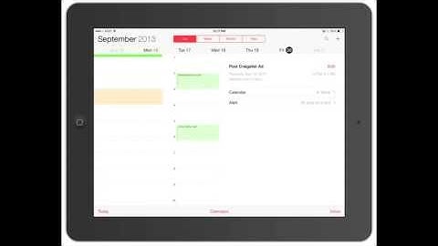 How to use the Calendar app in iOS 7