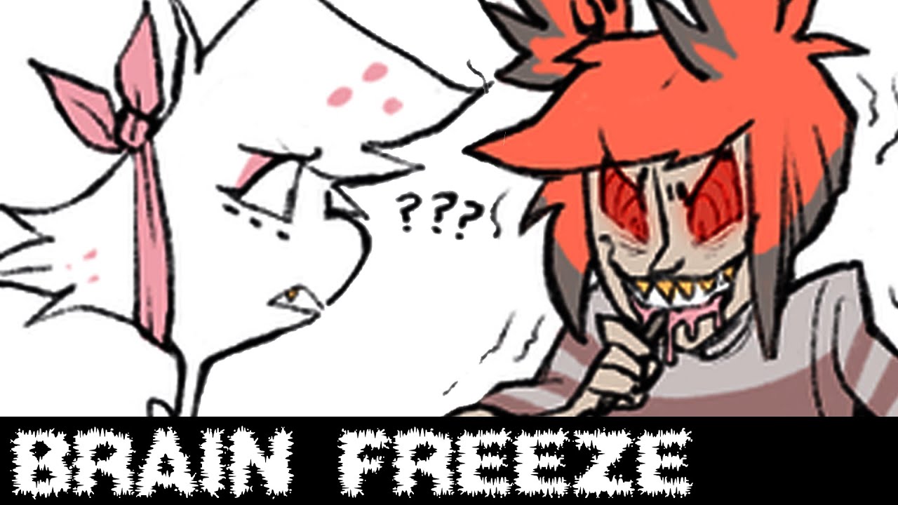Hazbin Hotel Comic Dub Brain Freeze Alastor And Angel Dust Youtube
