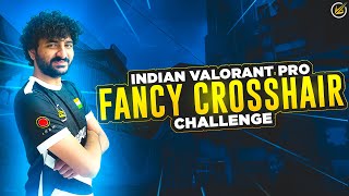 Indian Valorant Pro Fancy Crosshair Challenge | VLT Marzil | Velocity Gaming