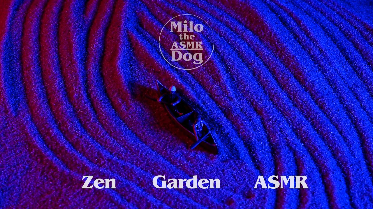ASMR Zen Garden Raking Meditation Relaxation for Sleep (Deep Scratching ...