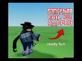 Playing something evil will happen for the first time