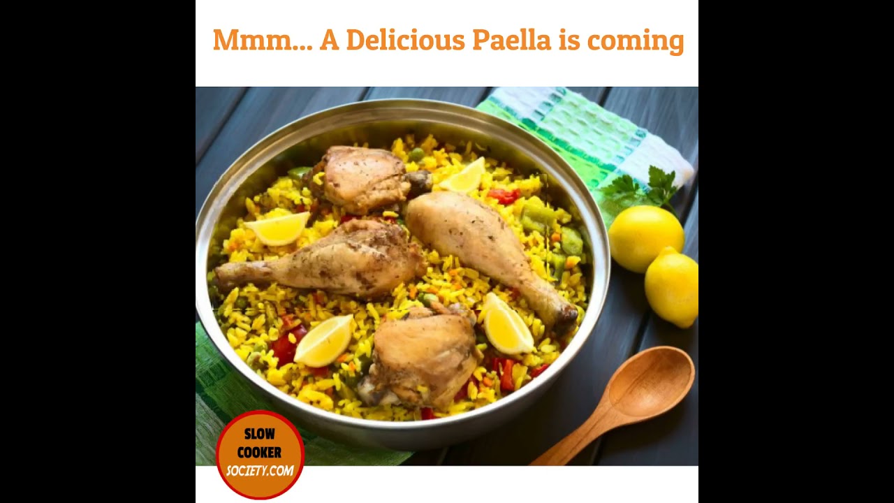 Your Delicious Slow Cooker Chicken Paella is Coming