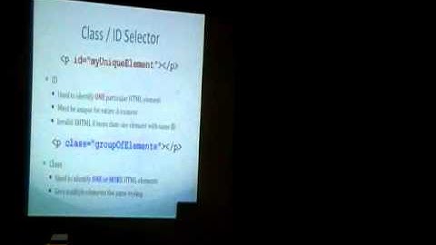 Web Design DeCal Class Fa10 Lecture 3: CSS Introduction - Part 2 of 4