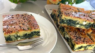 Red Lentil “Spanakopita” or “Börek” Spinach Pie❗️ You Will Fall in Love with This Recipe 😍 #GF