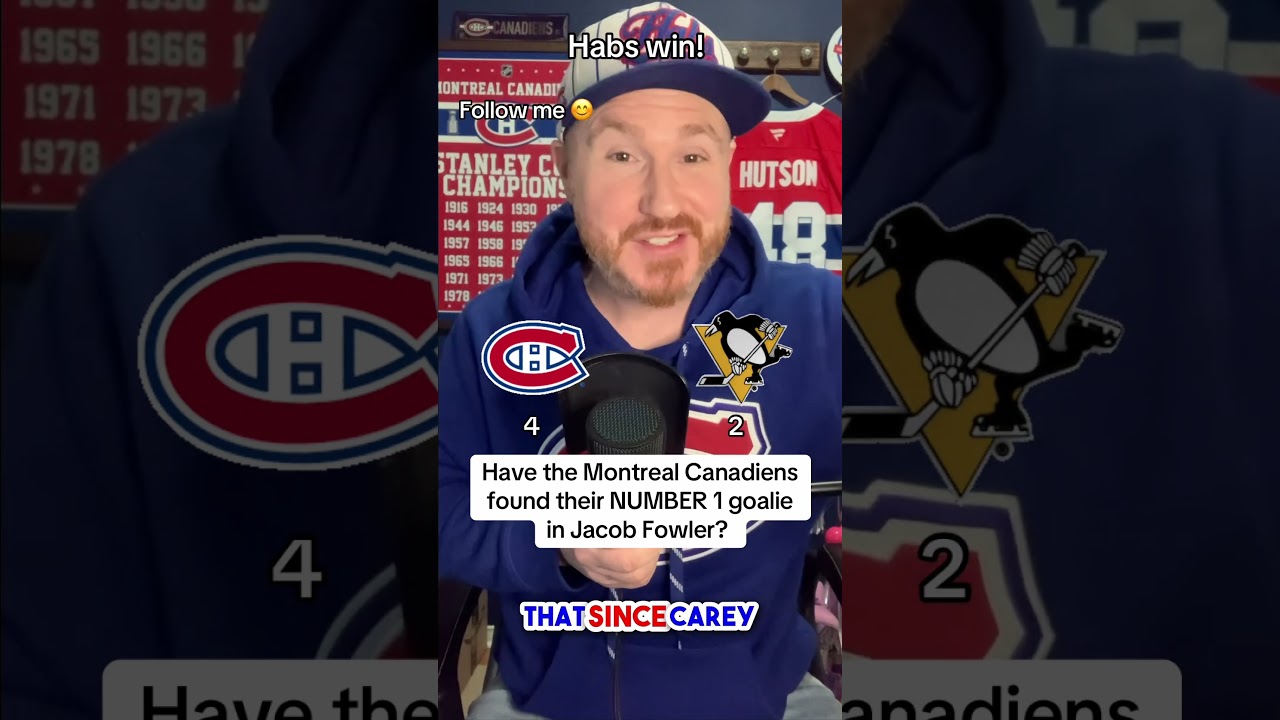 Jacob Fowler is OUTSTANDING in his NHL debut with the Montreal Canadiens!