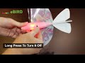 Self Flying eBird - Electronic Solo Flying Bird Drone Toy (Green, Blue, Orange & Pink)