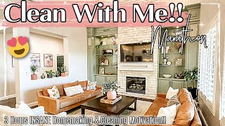 CLEAN WITH ME MARATHON 2023 :: 3 Hours of INSANE Cleaning Motivation, Homemaking, Decorating \& More!