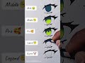 Eye Drawing Challenges - Which one are You_ #art #drawing #shorts