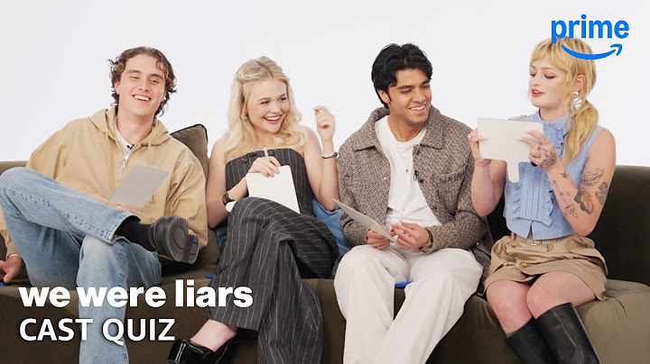How Well Do The We Were Liars Actors Know Their Castmates? | Prime Video