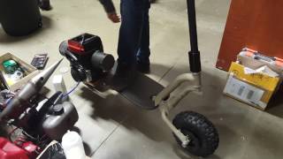 KT100 Pullstart in REVERSE