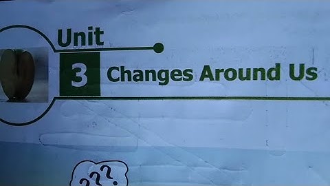 6th std science unit 3 // term 2 // Changes around us // All book back answers #changesaroundus